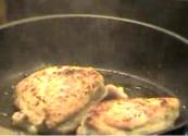 Chicken Marsala With Wide Egg Noodles